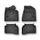 Car rubber floor mats black HYUNDAI TUCSON (2015-...) 3D FROGUM