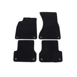 Alfombrillas textiles negras para coche AUDI A7 (2010-2018) LUXUS