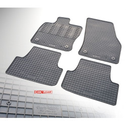 Car rubber floor mats black SKODA KAROQ (2017-..) C-CAR