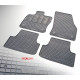 Car rubber floor mats black SKODA KAROQ (2017-..) C-CAR
