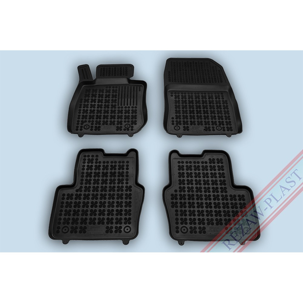 Car rubber floor mats black MAZDA CX-3 (2015-...) 200815