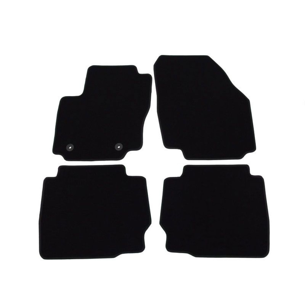 Car textile mats black FORD MONDEO IV (2007-2014) LUXE