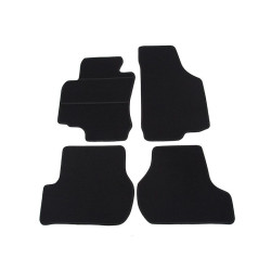Alfombrillas textiles negras para coche SEAT ALTEA (2004-2015) ELEGANT