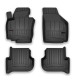 Car rubber floor mats black SKODA YETI (2009-2017) 3D FROGUM