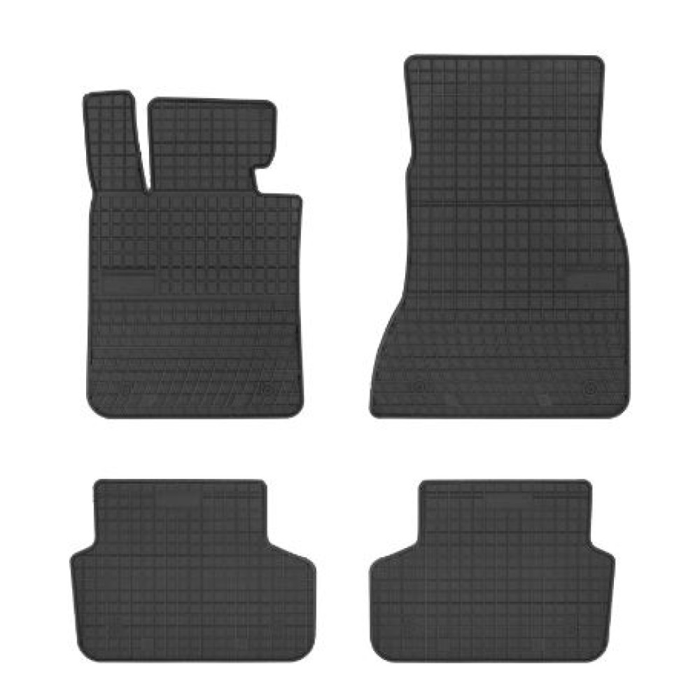 Car rubber floor mats black BMW 5 G30/G31 (2017-...) NEGRO