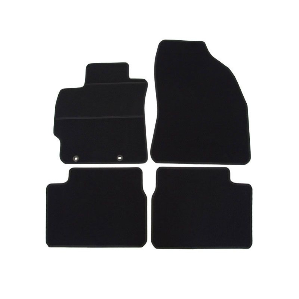 Car textile mats black TOYOTA COROLLA (2007-2013) ELEGANT
