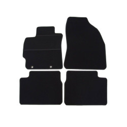Car textile mats black TOYOTA COROLLA (2007-2013) ELEGANT
