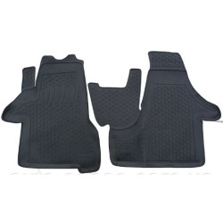 Alfombrillas de goma para coche negras 3D VW T5/T6 (2003-...)