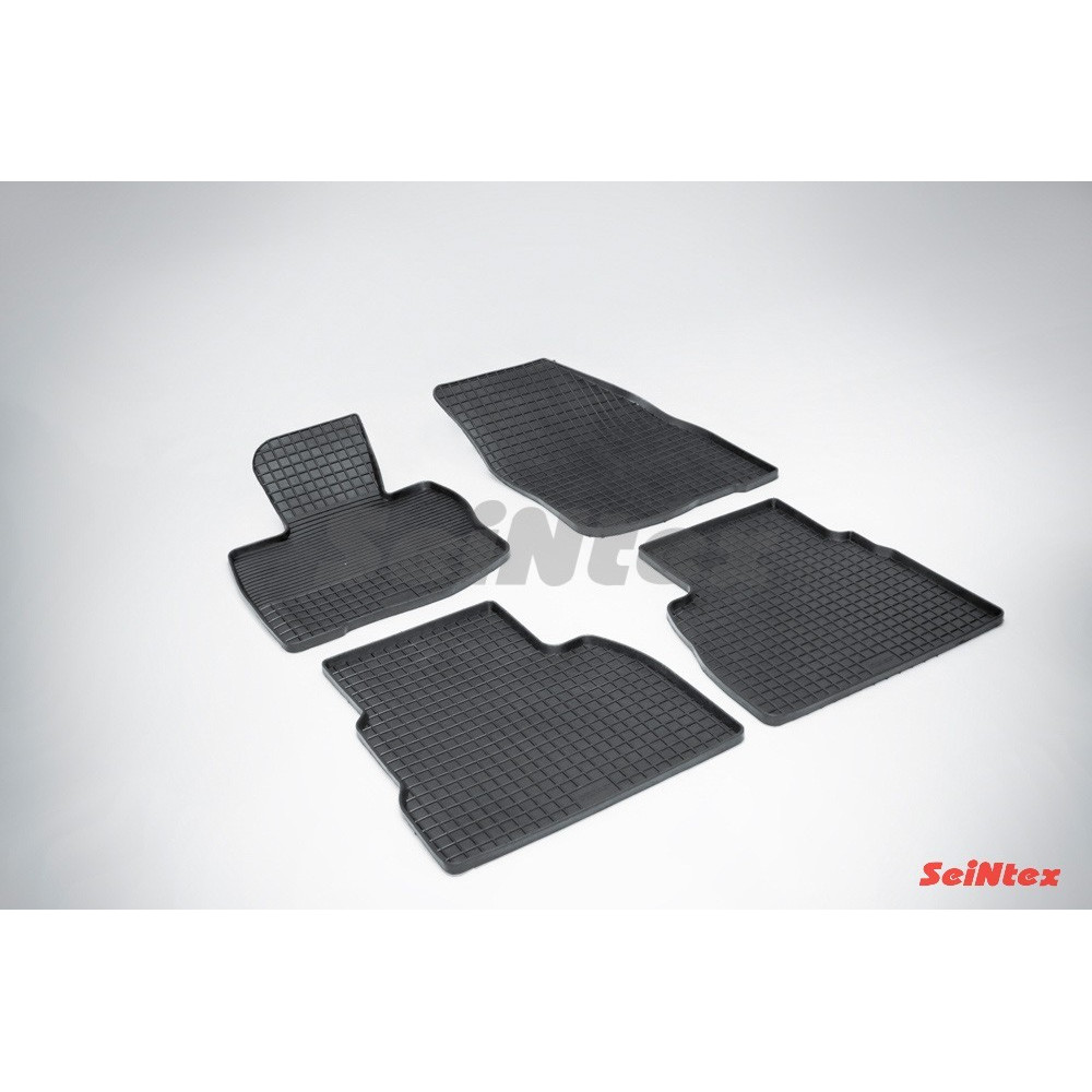 Car rubber floor mats black SEINTEX *STK* HONDA CIVIC HB (2006-2012)