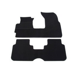 Car textile mats black HONDA CR-V Automatic (1995-2001) ECONOMIC