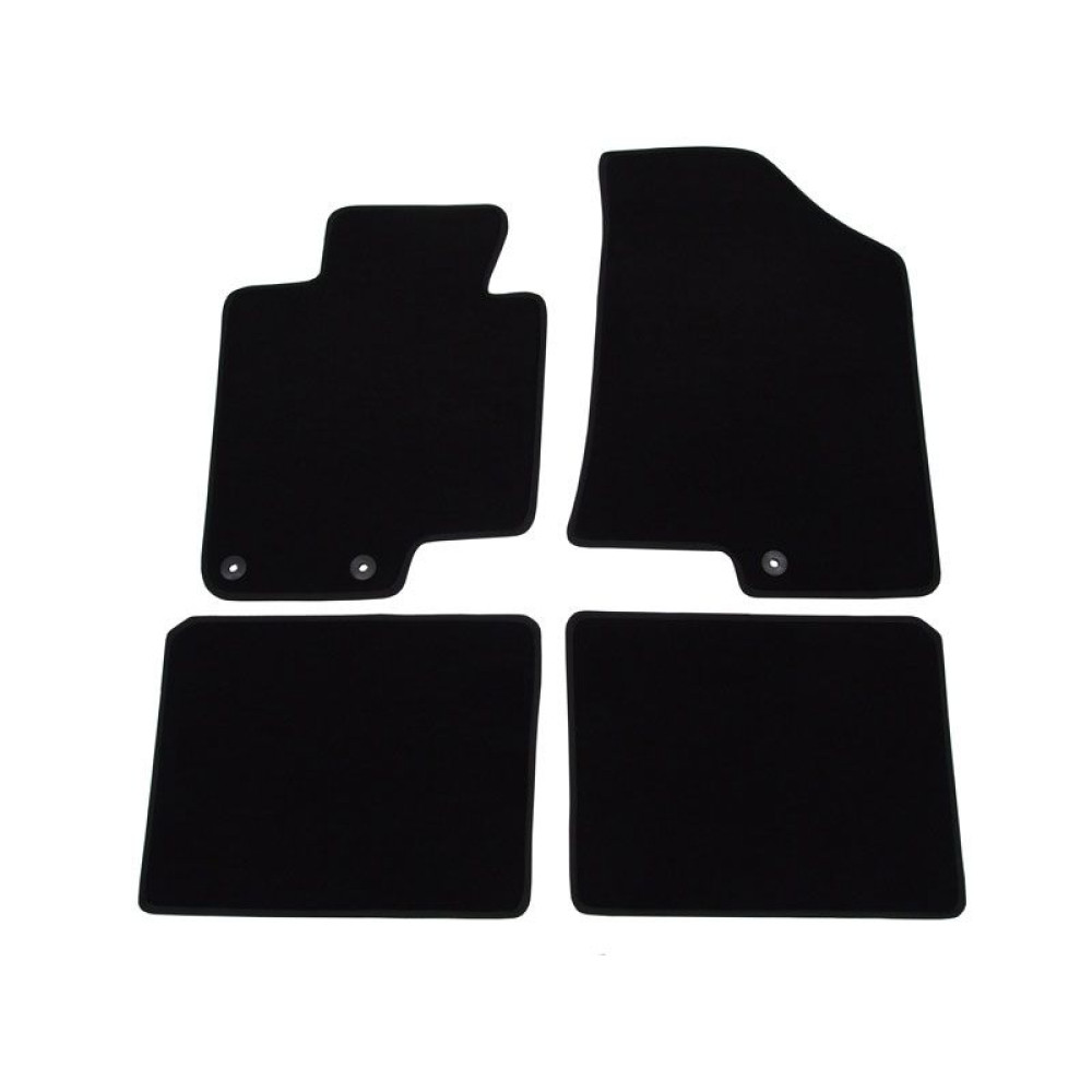 Car textile mats black KIA OPTIMA (2010-2015) LUXUS