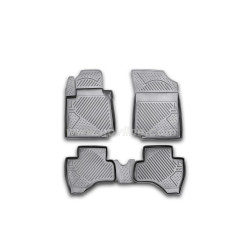 Car rubber floor mats black NOVLINE PEUGEOT 107 (2005-2014)