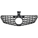 Front grill MB C-class W204 Panamericana Style Black/Chrome (2007-2014)