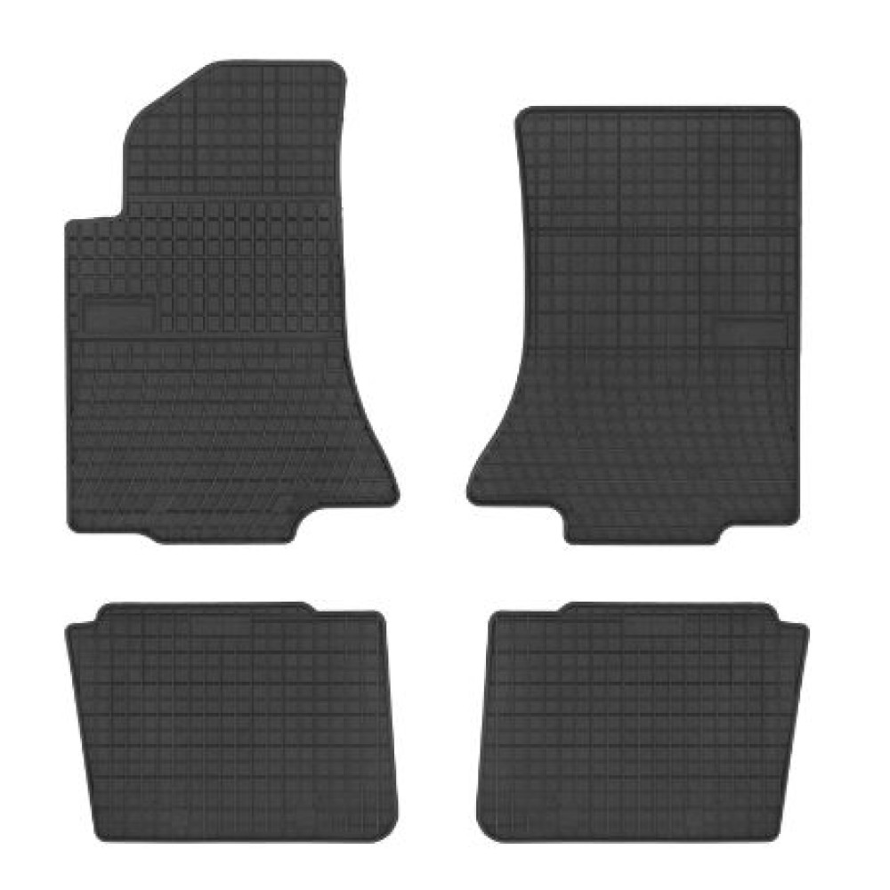 Car rubber floor mats black OPEL OMEGA B (1994-2003) NEGRO