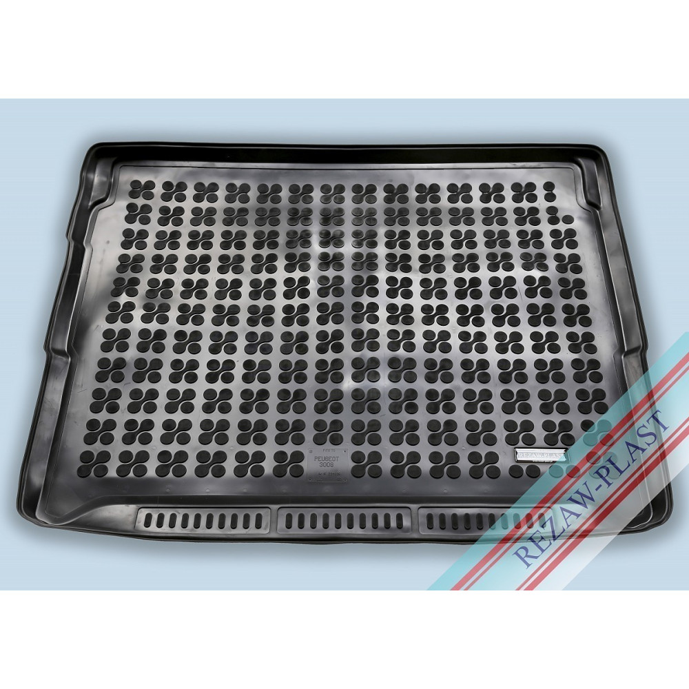 Car rubber trunk mat PEUGEOT 3008 upper floor (2017-...) 231236