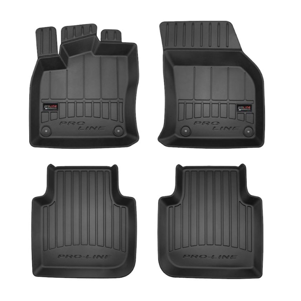 Alfombrillas de goma negras para coche SEAT TARRACO (2018-...) 3D FROGUM