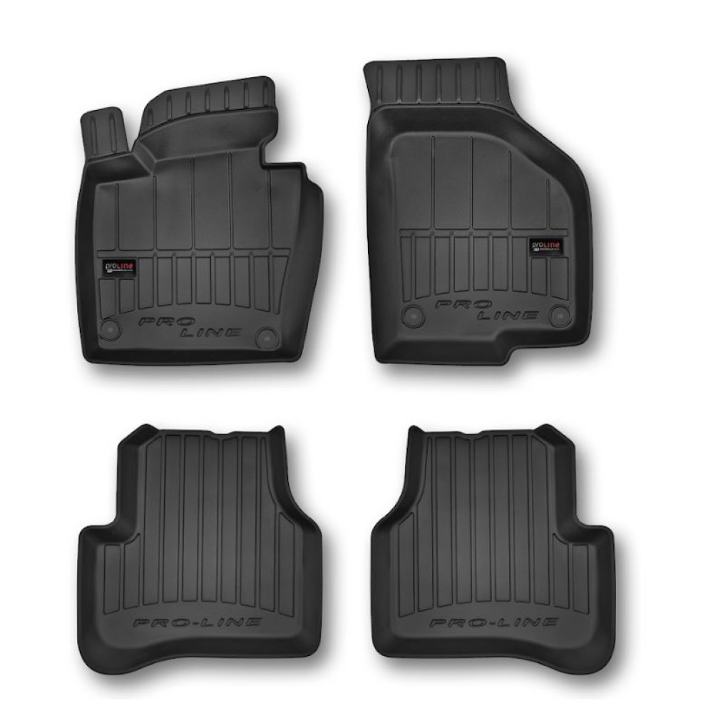 Car rubber floor mats black VW PASSAT CC (2008-2017) 3D FROGUM