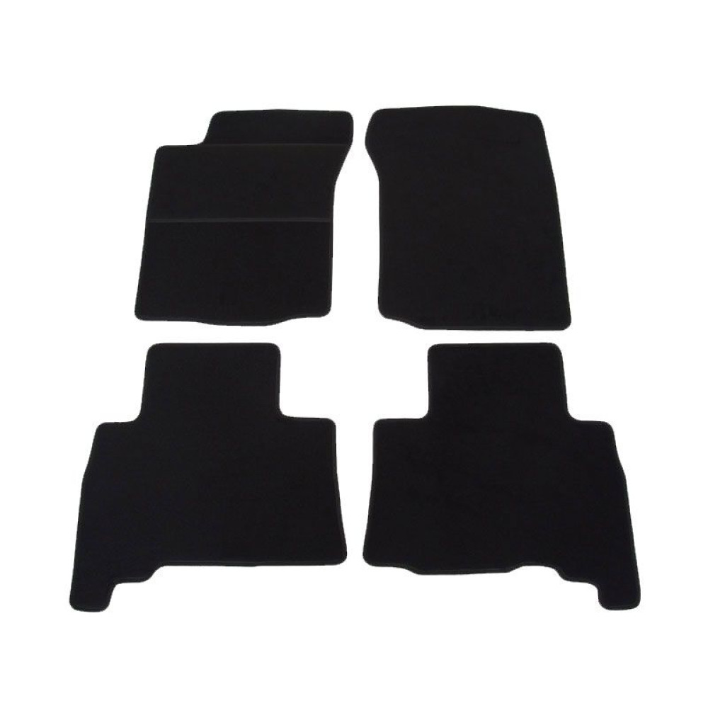 Car textile mats black TOYOTA LANDCRUISER 150 (2009-2017) ELEGANT