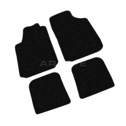 Alfombrillas textiles negras para coche AUDI A2 (2000-2005) ECONÓMICAS
