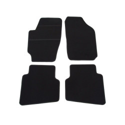 Alfombrillas textiles para coche SKODA ROOMSTER (2006) ELEGANT negras