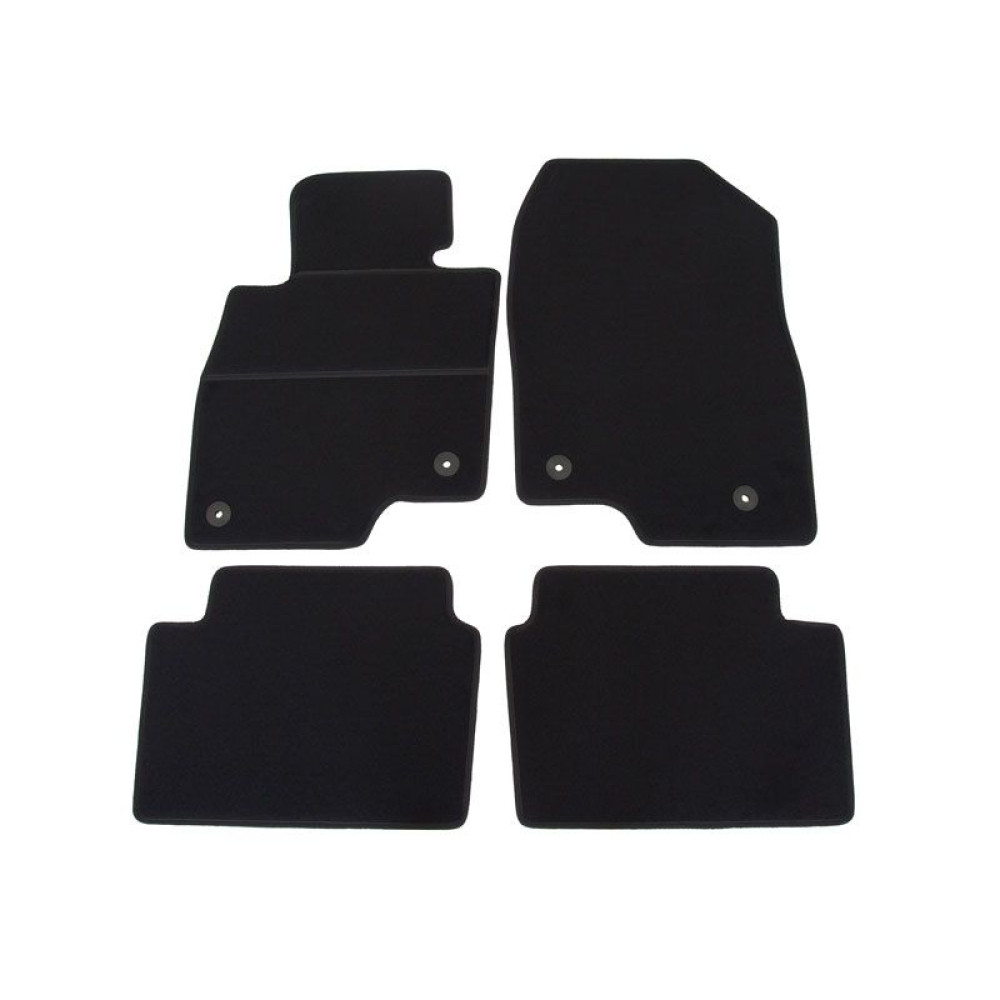 Car textile mats black MAZDA 6 COMBI (2012-...) ELEGANT