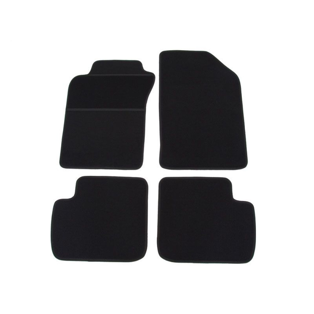 Car textile mats black TOYOTA AVENSIS I (1998-2003) ELEGANT