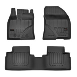 Car rubber floor mats black OPEL ANTARA (2006-...) 3D FROGUM
