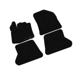 Car textile mats black DACIA DOKKER (5s.) (2012-...) ECONOMIC