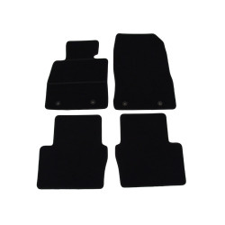 Alfombrillas textiles negras para coche MAZDA 2 (2015-...) ELEGANT
