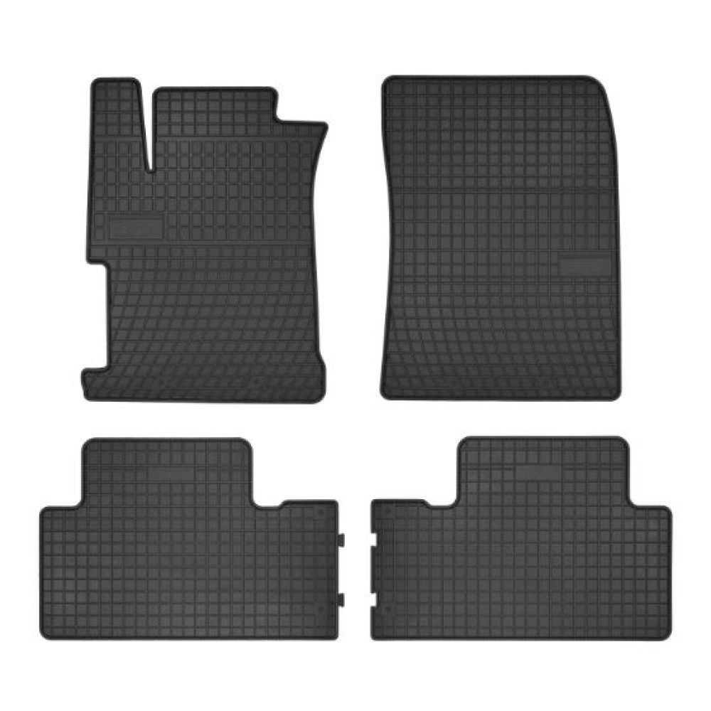 Car rubber floor mats black HONDA CIVIC SEDAN (2012-2017) NEGRO