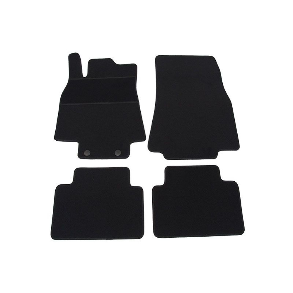 Car textile mats black MB A-class W169 (2004-2012) ELEGANT