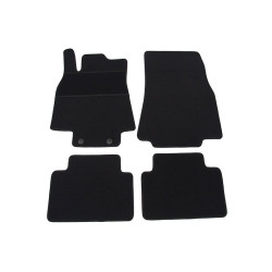 Alfombrillas textiles negras para coche MB Clase A W169 (2004-2012) ELEGANT