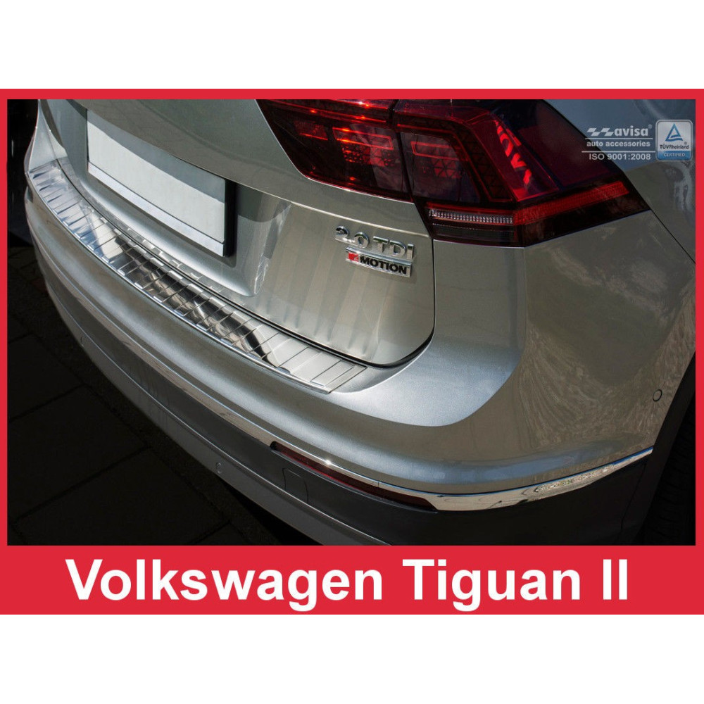 Chrome rear bumper pad VOLKSWAGEN TIGUAN II (2016-...) 2/35459