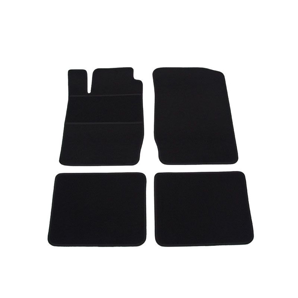 Car textile mats black RENAULT CLIO II (1998-2005) ELEGANT
