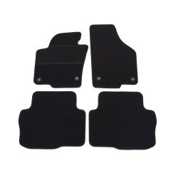 Alfombrillas textiles negras para coche VW SHARAN (5s.) (2010-...) ELEGANT