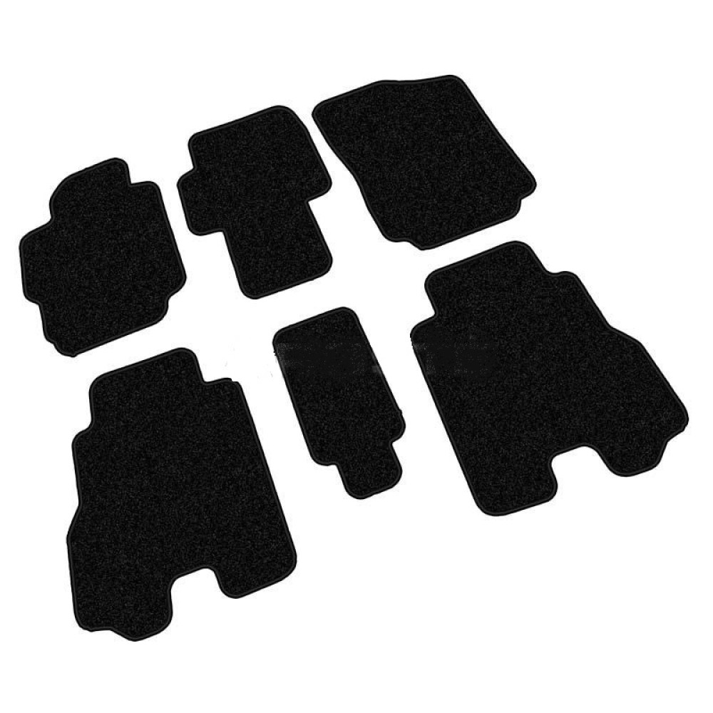 Car textile mats black HONDA FR-V (2004-2009) ECONOMIC