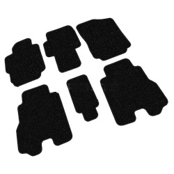 Car textile mats black HONDA FR-V (2004-2009) ECONOMIC