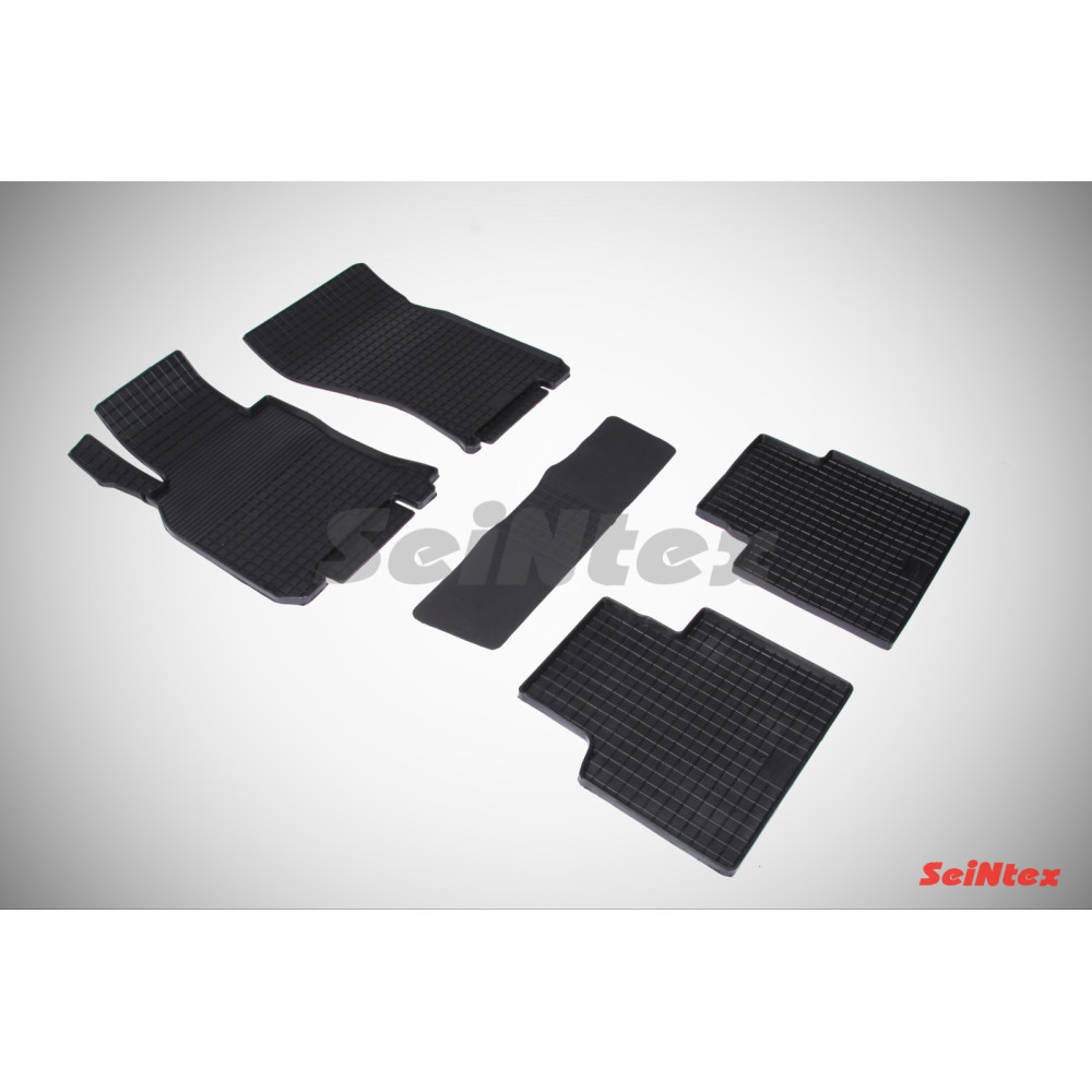 Car rubber floor mats black SEINTEX *STK* INFINITI M-series (2010-...)