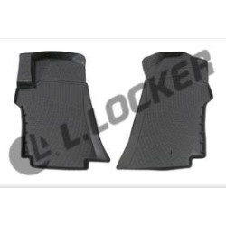 Alfombrillas de goma delanteras negras 3D HYUNDAI H1 (2007-...)
