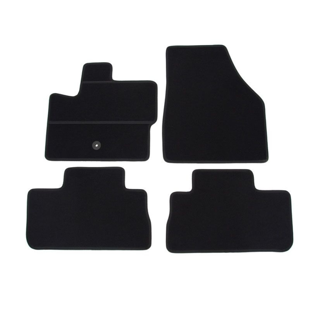 Car textile mats black LAND ROVER FREELANDER II (2006-2014) ELEGANT