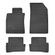 Car rubber floor mats black RENAULT CLIO III (2005-2012) NEGRO