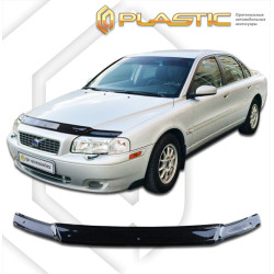 Deflector de capó negro VOLVO S80 (1998-2005) CA-PLASTIC