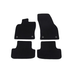 Alfombrillas textiles negras para coche VOLKSWAGEN T-ROC (2018-...) LUXUS
