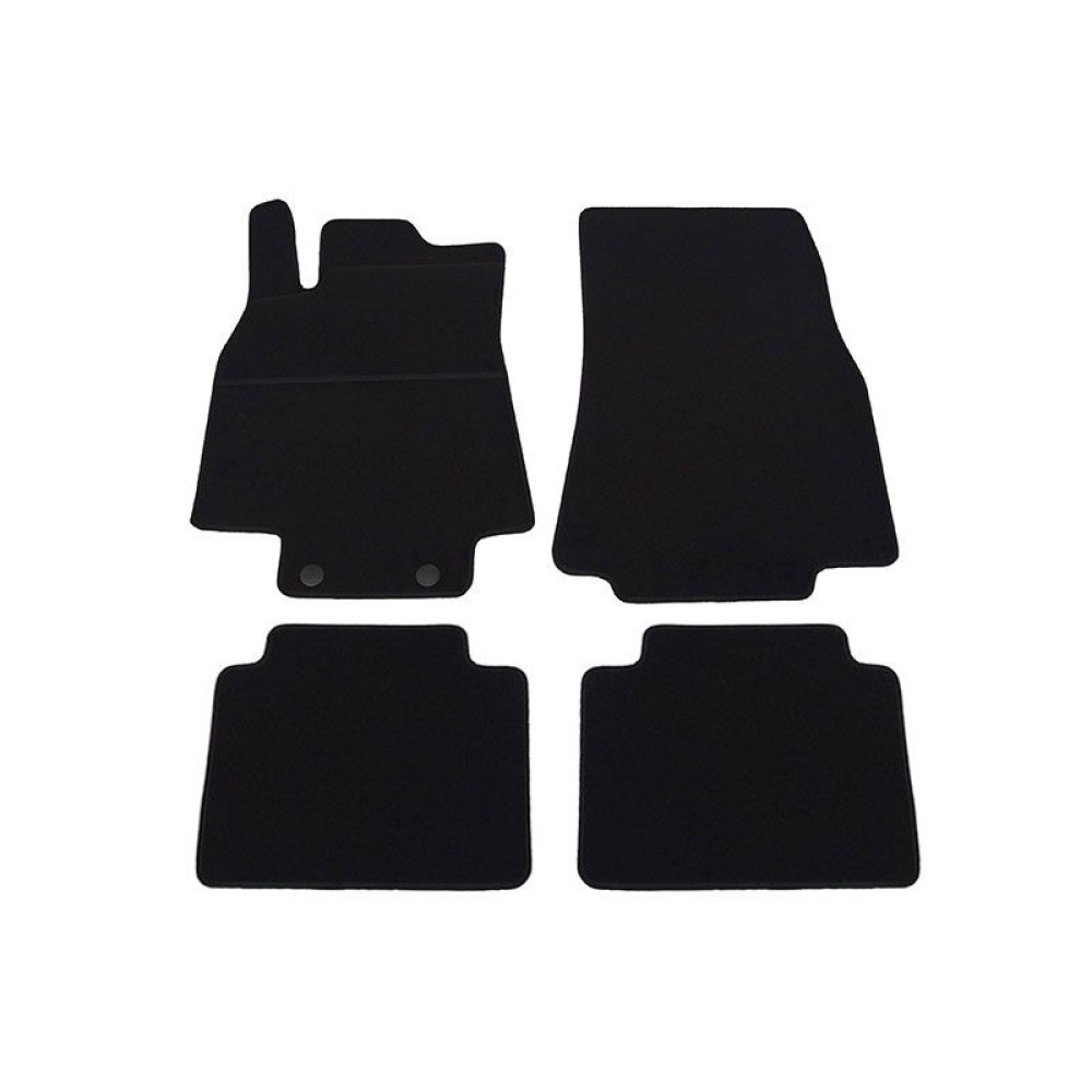 Car textile mats black MB B-class W245 (2005-2011) ECONOMIC
