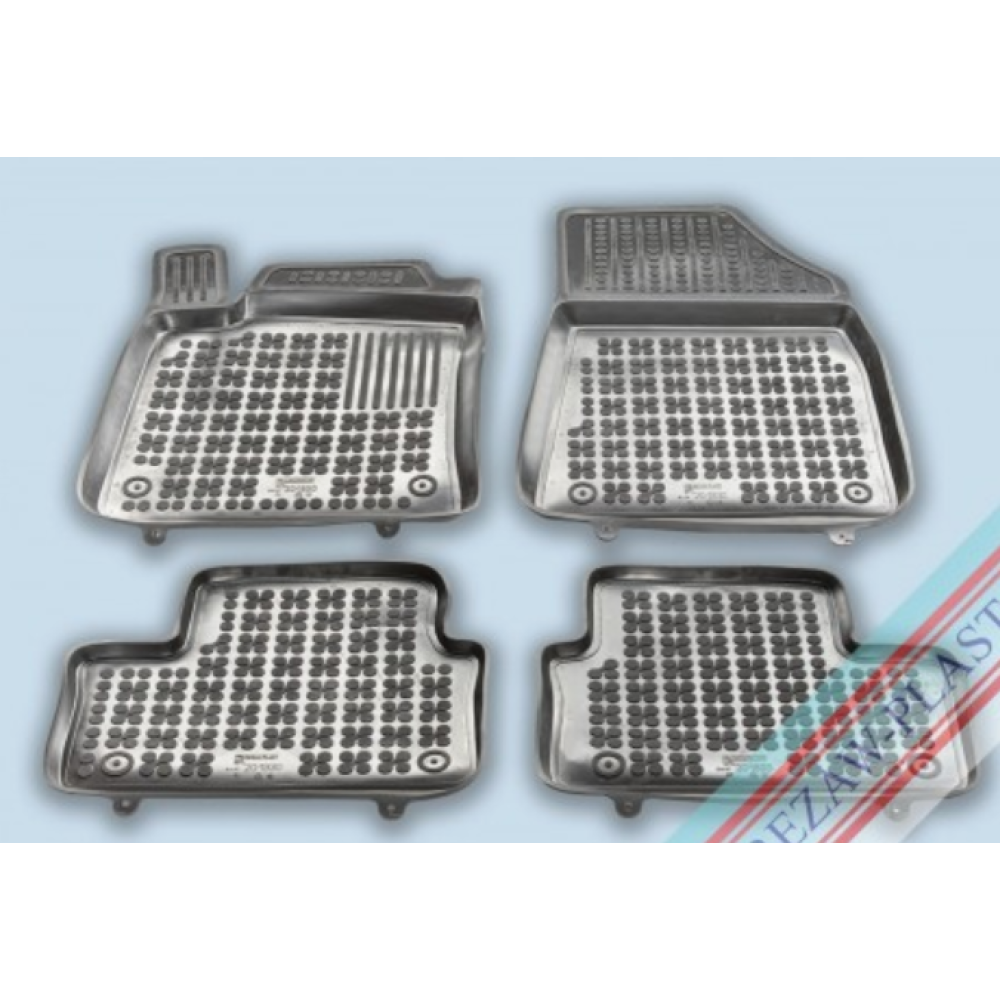 Car rubber floor mats black RENAULT CLIO V (2019-...) 201930