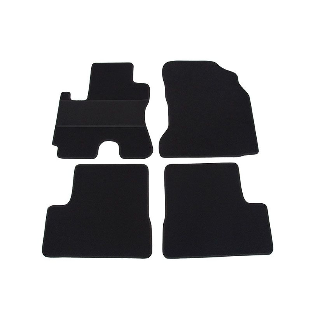 Car textile mats black TOYOTA RAV 4 (5d.) (2000-2006) ELEGANT
