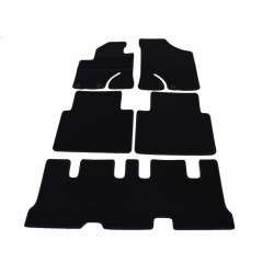 Alfombrillas textiles negras para coche HYUNDAI ix55 (7s.) (2009-...) ELEGANT