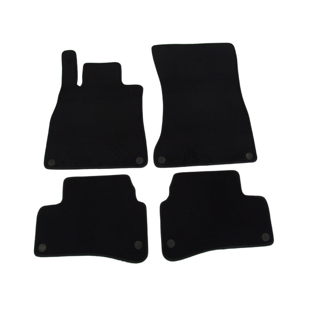 Car textile mats black MB S-class W222 (2013-...) LUXUS