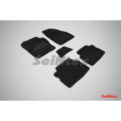 Alfombrillas textiles para coche negras 3D SEINTEX FORD KUGA I (2008-2012)