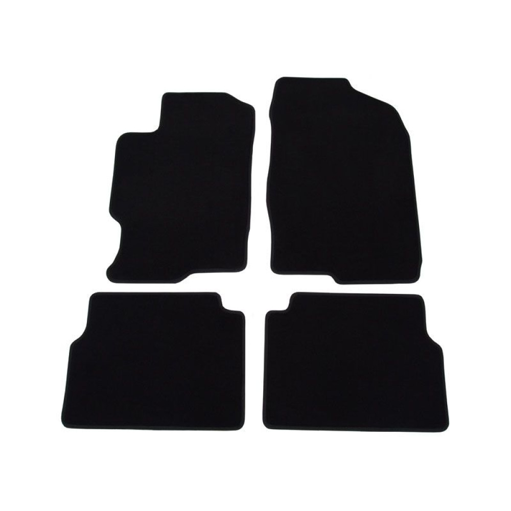 Car textile mats black MAZDA 6 (2002-2008) LUXE